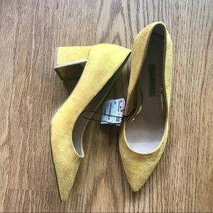 Zara Yellow Pumps